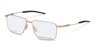 Porsche Design P8779 unisex Gold Rectangle Eyeglasses