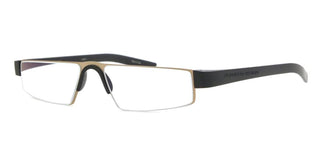 Porsche Design P8814 Unisex Gold Rectangle Eyeglasses