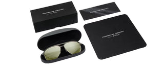 Porsche Design P8965 PATRICK DEMPSEY LTD. EDITION men Grey Pilot Sunglasses