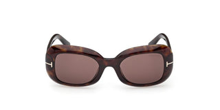 Tom Ford PALOMA-02 FT 1347 women Havana Butterfly Sunglasses