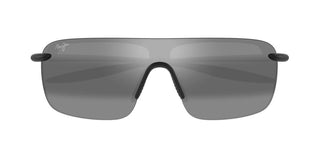Maui Jim Palulu Mj0680s Unisex Black Shield Sunglasses