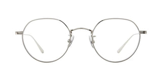 GARRETT LEIGHT PATRICK unisex Silver Round Eyeglasses