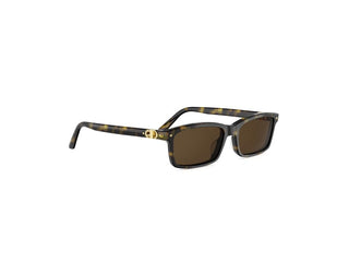 DIOR PETIT CD S1I PETIT CD S1I women Havana Rectangle Sunglasses