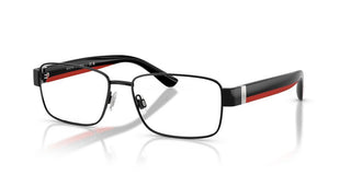 Polo Ralph Lauren Ph1239 Men Black Rectangle Eyeglasses
