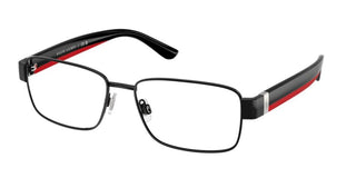 Polo Ralph Lauren Ph1239 Men Black Rectangle Eyeglasses