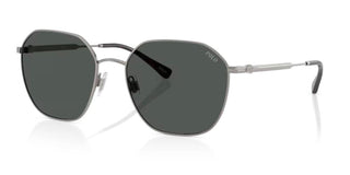Polo Ralph Lauren Ph3160 Men Ruthenium Geometric Sunglasses
