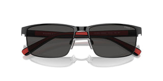 Polo Ralph Lauren Ph 3155 Men Black Rectangle Sunglasses
