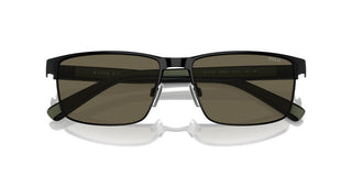 Polo Ralph Lauren Ph 3155 Men Black Rectangle Sunglasses