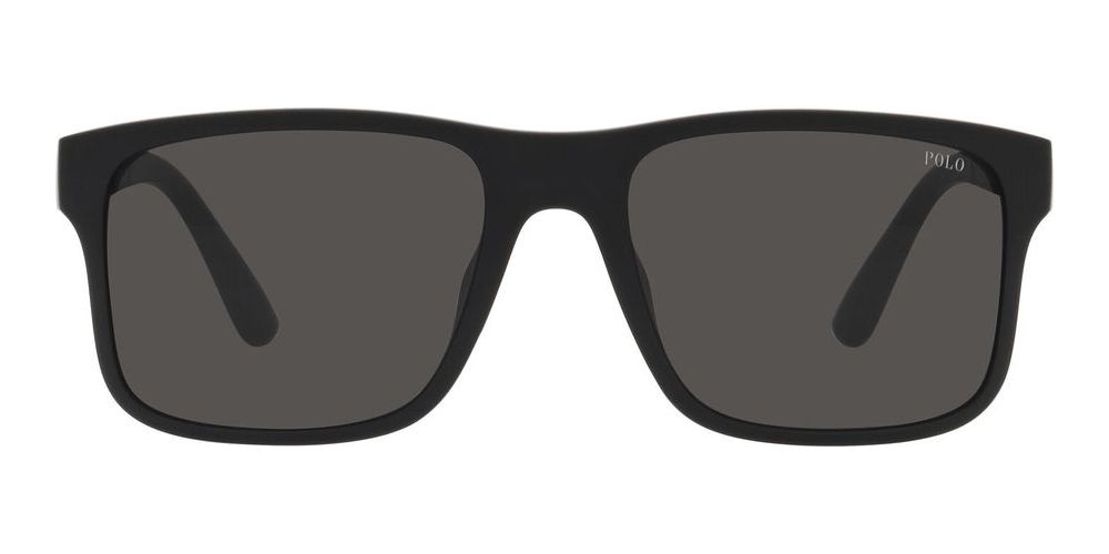 Polo Ralph Lauren PH 4195U men Black Geometric Sunglasses