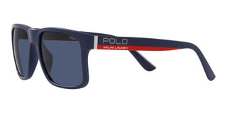 Polo Ralph Lauren PH 4195U men Blue Geometric Sunglasses