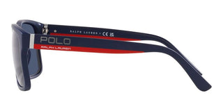 Polo Ralph Lauren PH 4195U men Blue Geometric Sunglasses