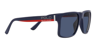 Polo Ralph Lauren PH 4195U men Blue Geometric Sunglasses