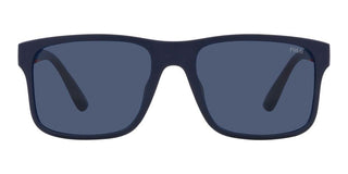 Polo Ralph Lauren PH 4195U men Blue Geometric Sunglasses