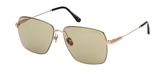Tom Ford PIERRE-02 FT 0994 unisex Rose gold Geometric Sunglasses