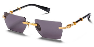 Balmain PIERRE unisex Gold Rectangle Sunglasses
