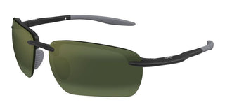 Maui Jim PI'O MJ0336S unisex Black Geometric Sunglasses