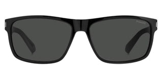 Polaroid PLD 2121/S men Black Rectangle Sunglasses