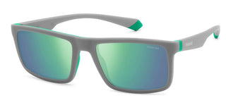 Polaroid PLD 2134/S men Grey Squared Sunglasses