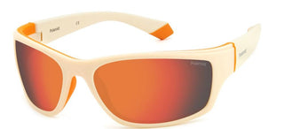 Polaroid PLD 2135/S men White Squared Sunglasses