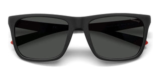 Polaroid Pld 2141/s Unisex Black Squared Sunglasses
