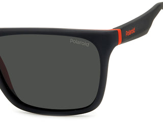 Polaroid Pld 2141/s Unisex Black Squared Sunglasses