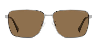Polaroid PLD 2143/G/S/XN men Ruthenium Rectangle Sunglasses