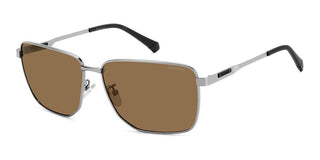 Polaroid PLD 2143/G/S/XN men Ruthenium Rectangle Sunglasses