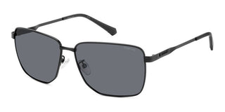 Polaroid PLD 2143/G/S/XN men Black Rectangle Sunglasses