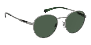 Polaroid PLD 2144/G/S/XN unisex Ruthenium Oval Sunglasses