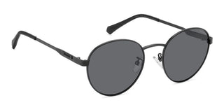 Polaroid PLD 2144/G/S/X unisex Black Round Sunglasses