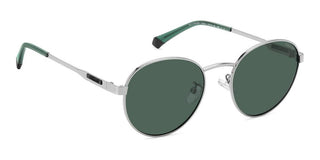 Polaroid PLD 2144/G/S/X unisex Grey Round Sunglasses