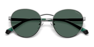 Polaroid PLD 2144/G/S/X unisex Grey Round Sunglasses