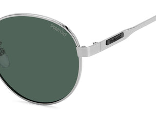 Polaroid PLD 2144/G/S/X unisex Grey Round Sunglasses