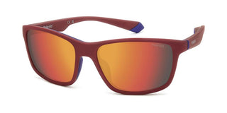 Polaroid PLD 2153/S men Red Squared Sunglasses