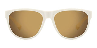 Polaroid Pld 2156/s Unisex White Squared Sunglasses
