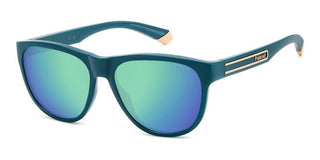 Polaroid Pld 2156/s Unisex Green Squared Sunglasses