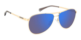Polaroid Pld 2160/g/s/x Men Gold Pilot Sunglasses