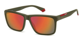 Polaroid Pld 2164/s Men Green Rectangle Sunglasses