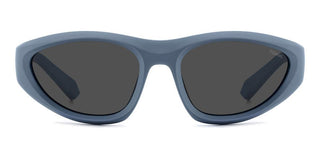 Polaroid Pld 2165/s Unisex Blue Geometric Sunglasses