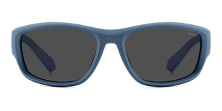 Polaroid Pld 2166/s Men Blue Rectangle Sunglasses