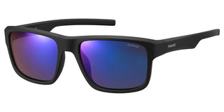 Polaroid Pld 3018/s Men Black Rectangle Sunglasses