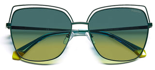 Polaroid PLD 4093/S women Green Butterfly Sunglasses