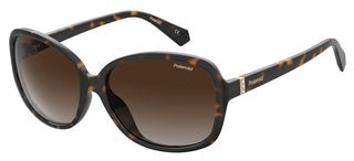 Polaroid PLD 4098/S women Havana Butterfly Sunglasses