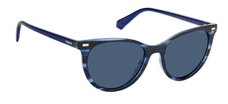 Polaroid PLD 4107/S SUSTAINABLE COLLECTION women Blue Cat Eye Sunglasses