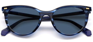 Polaroid PLD 4107/S SUSTAINABLE COLLECTION women Blue Cat Eye Sunglasses