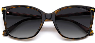 Polaroid PLD 4108/S SUSTAINABLE COLLECTION women Havana Geometric Sunglasses