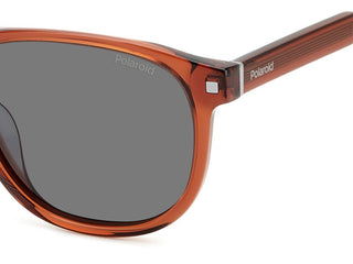 Polaroid PLD 4117/G/S/X men Brown Squared Sunglasses