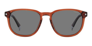 Polaroid PLD 4117/G/S/X men Brown Squared Sunglasses