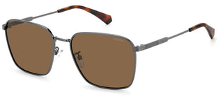 Polaroid PLD 4120/G/S/X men Ruthenium Squared Sunglasses