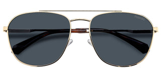 Polaroid PLD 4127/G/S men Gold Pilot Sunglasses